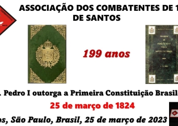 D. Pedro I Outorga a 1ª Constituição Brasileira